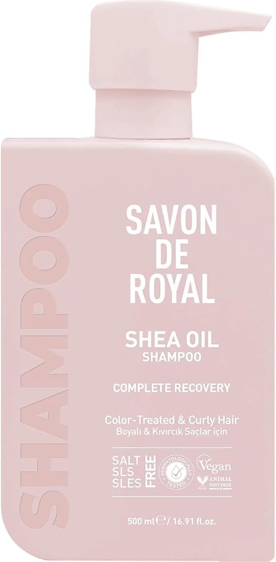 Savon de Royal Miracle Shampoo 500 ml | Dyed and Curly Hair | Healing Effective | Shea Butter | Does not contain salt