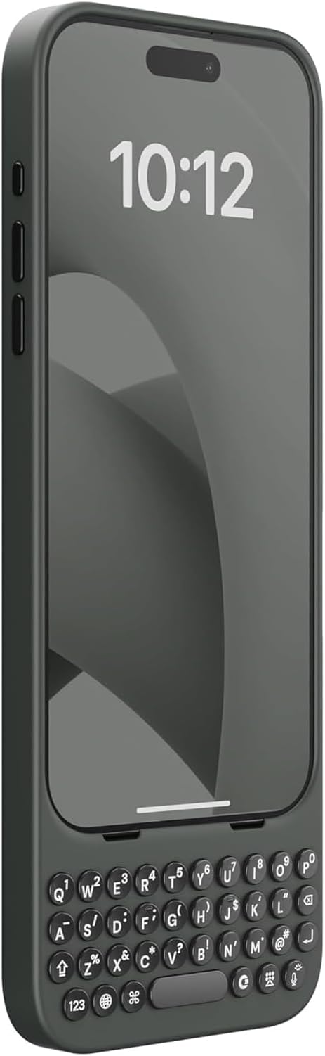 Clicks Keyboard Case for iPhone 16 - Wireless Charging - Onyx