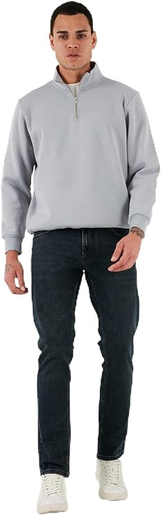 Buratti Pamuklu Regular Fit Normal Bel Boru Paça Jeans Erkek KOT PANTOLON 2211C25PARMA