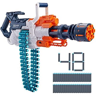 XSHOT Excel Crusher Foam Dart Blaster  with 35-Dart Clip and 48 Darts by ZURU