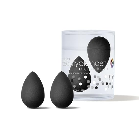 Beautyblender Micro Mini Pro Black Makeup Sponges, 2 Pack