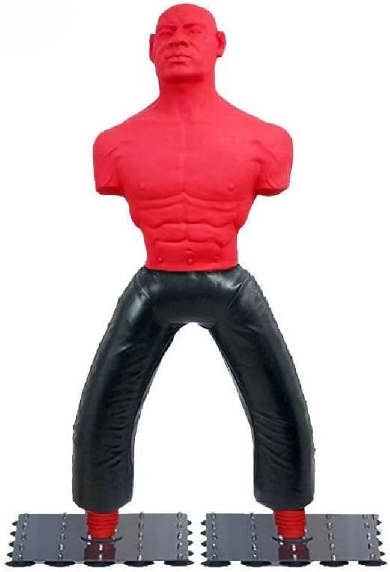 170cm Tall Full-Body Boxing Dummy, Silicone Upper Torso with Legs, Freestanding Punching Partner for MMA & Martial Arts Training