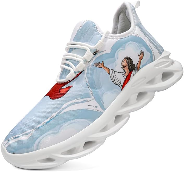 Mens Running Walking Tennis Shoes Mens Casual Fashion Gym Hiking Shoes for Men Sneakers Work Breathable Comfortable Lightweight