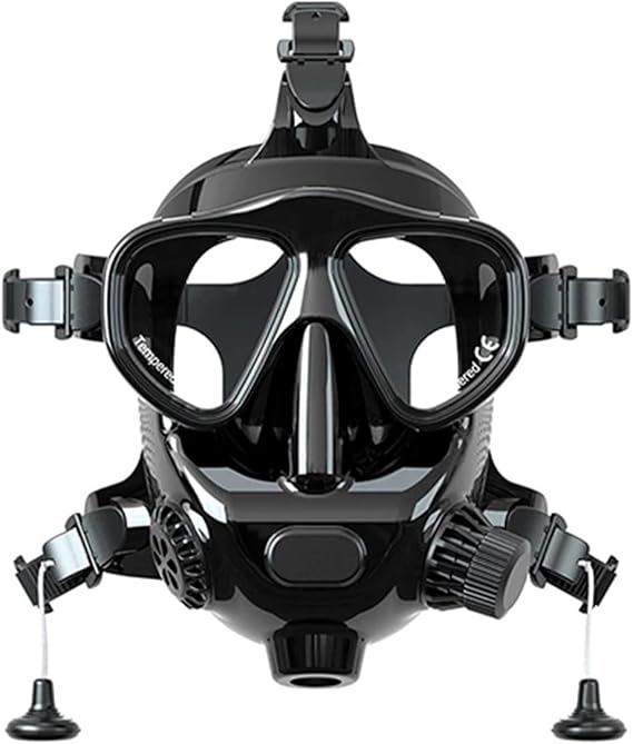 Diving Mask Snorkeling Full Face Anti Fog Mask Underwater Breathing Snorkeling Set Swimming Mask Diving Equipment - Dive Portable Lungs