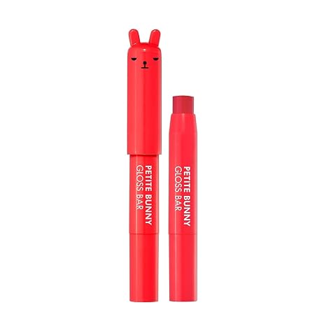TONYMOLY Bunny Bundle Petit Bunny Gloss Bar, 04 Juicy Cherry Pocket Bunny Facial Mist, Easter Hydrating Facial Mist Moisturizer Spray for Hydration, Travel Size, Moist