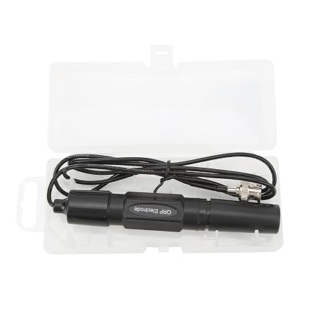 ORP 201H Replacement Probe, ORP Electrode with BNC Socket, Oxidation Reduction Potential Sensor for Water Testing in Hydroponics Fish Tank Pool (2M)