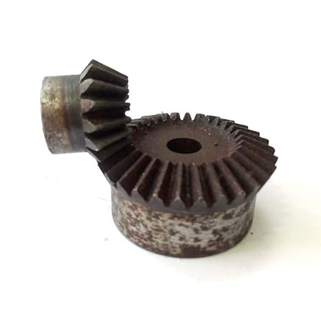 2Pcs Set Bevel Gear 2.0 Mod 1:2 (15T+30T) 90 Pairing Metal Bevel Gear