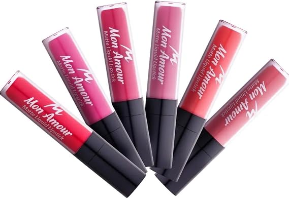 Mon Amour Matte Liquid Lipstick Pastel Daylong Waterproof Mat Likit Ruj 10 Saat Kalıcı (04 Mulberry/Bordo Kırmızımsı Dut)