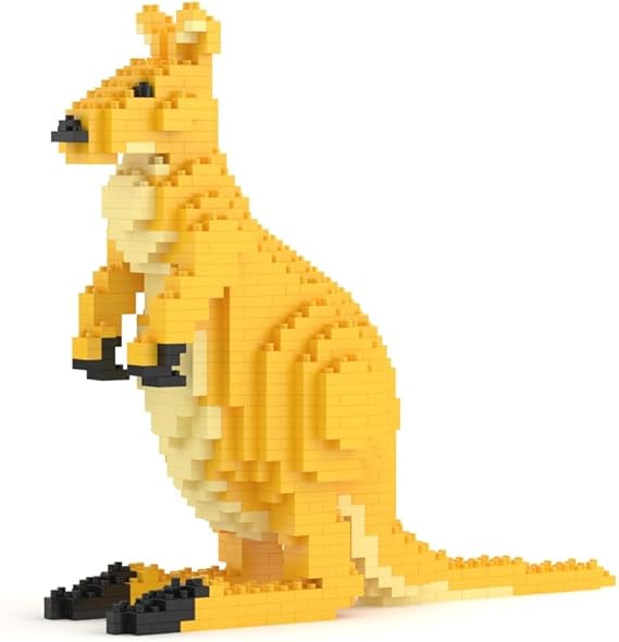 JEKCA Kangaroo 01S | Animal Plastic Building Blocks | Age 14+