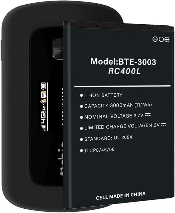 BTE-3003 RC400L Battery, [2026 New Upgraded] New 0 Cycle Replacement Battery for RC400L Verizon Orbic Speed Mobile Hotspot