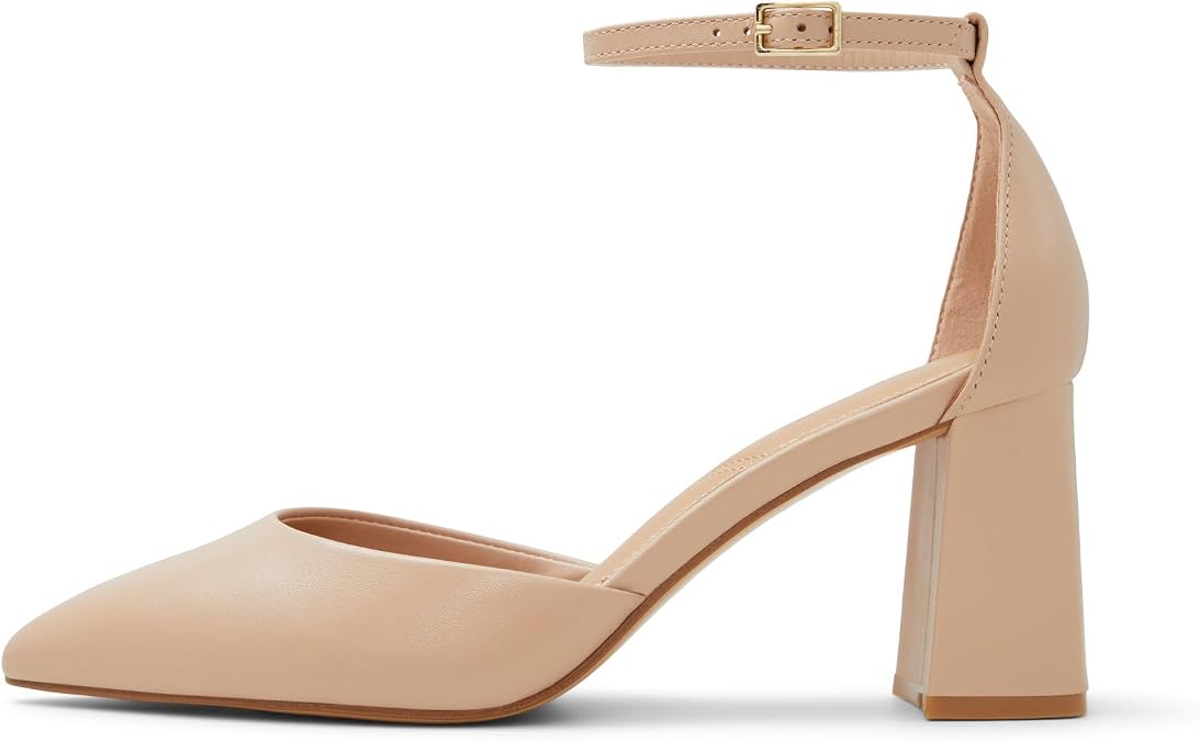 ALDO Women's Jan Ankle-Strap Block Heeled Pump