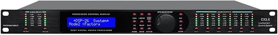 CX4.8 Complete Loudspeaker Management System 4IN 8OUT Digital Processor Professional Driver Rack Pro Audio Processor(CX2.6)