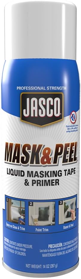 JASCO Aerosol Mask & Peel, 14 oz., Alternative to Painters Tape