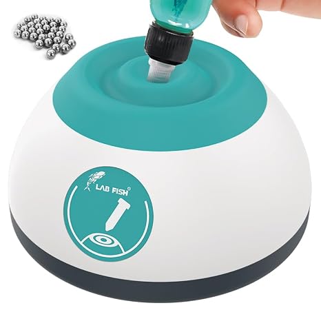 LAB FISH Vortex Model Paint Shaker(Powerful Model) Lab Vortex Mixer for Miniature Bottles,Lash Glue,Nail Polish,Pigment,Eyelash
