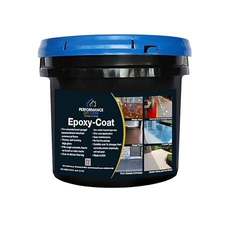 Epoxy Floor Kit Good Half Kit Beige Base with Beige Blend Flake Covers 250 sq. ft. at 9.7 mils Thickness Ideal for Garage, Basement, Concrete Floors, and More