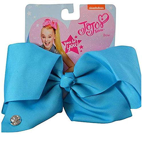 JoJo Siwa Large Cheer Hair Bow Basic Blue