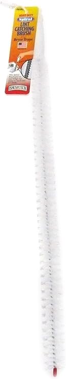 Brushtech Spiral Lint Catching Brush for Upper Level Dryer Traps