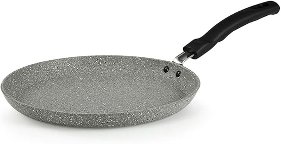 STP GOODS Flonal Non-Stick Flat Frying Pan for Pancakes, Crepes, Eggs