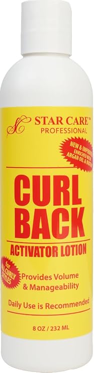 Curl Back Activator Lotion 8oz Curl Enhancer & Moisturizer