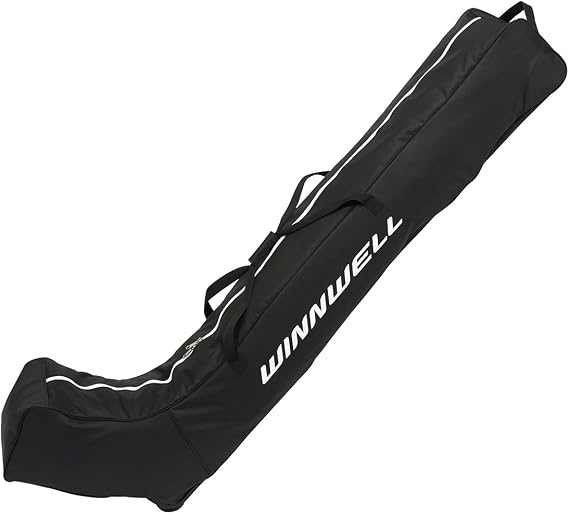 Winnwell Hockey Team Stick Bag - Adjustable Travel Carrying Bag With 60+ Sticks