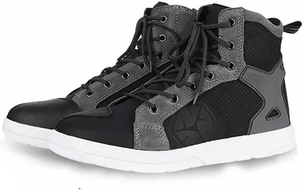 Scoyco Motorcycle Shoes Anti-Skip Breathable Shockproof Protective Touring Casual High Ankle Autumn Summer Riding Boots