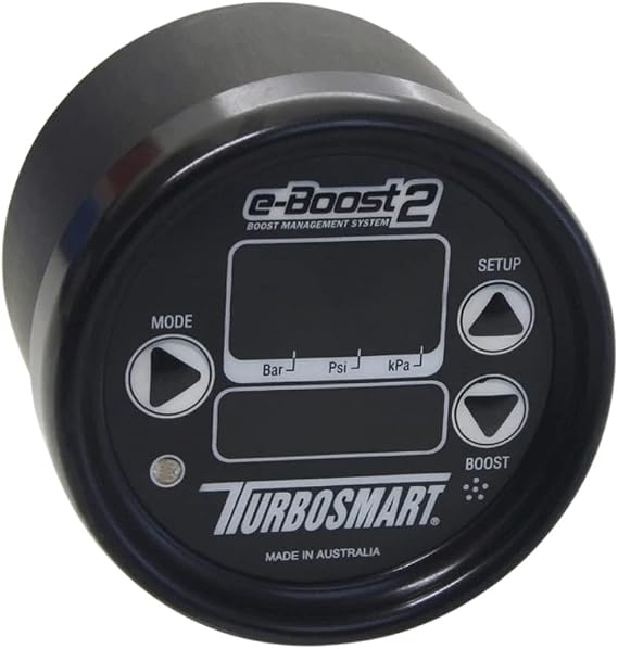 Turbosmart e-Boost2 Electronic Boost Controller - 66mm, black face, black ring