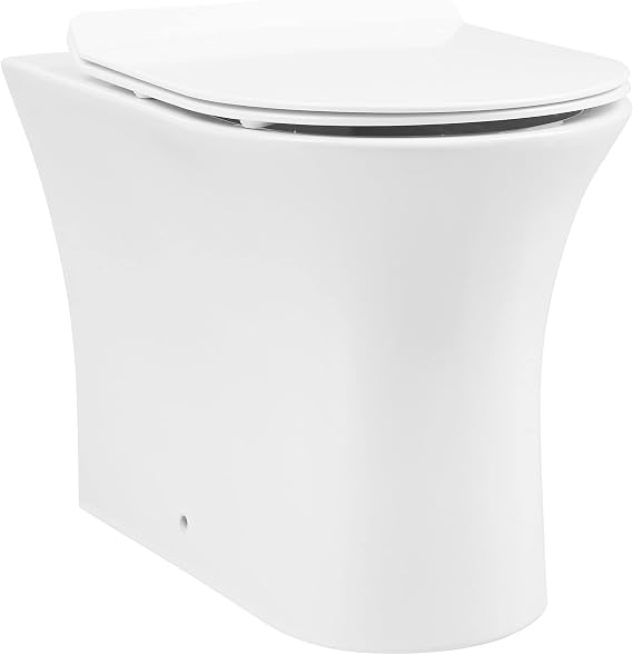 Cascade Back-to-Wall Elongated Toilet Bowl