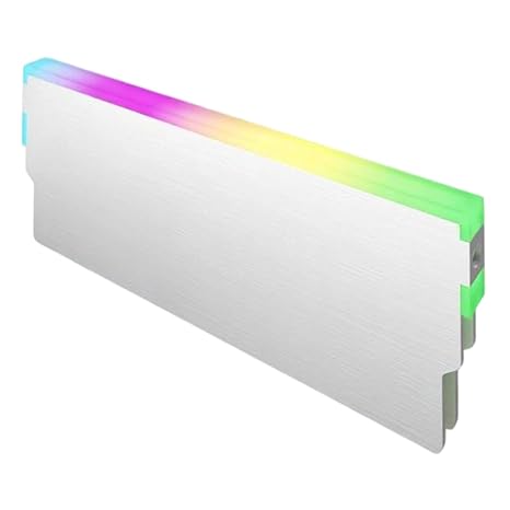 ARGB Memory Heatsink Cover for DDR5 DDR4 DDR3 DDR2, Cooling and High Durability Rams Heat Spreader