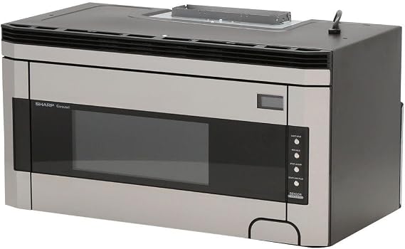 Sharp R1514TY 1-1/2-Cubic-Foot 1000-Watt Over-the-Range Microwave, Stainless