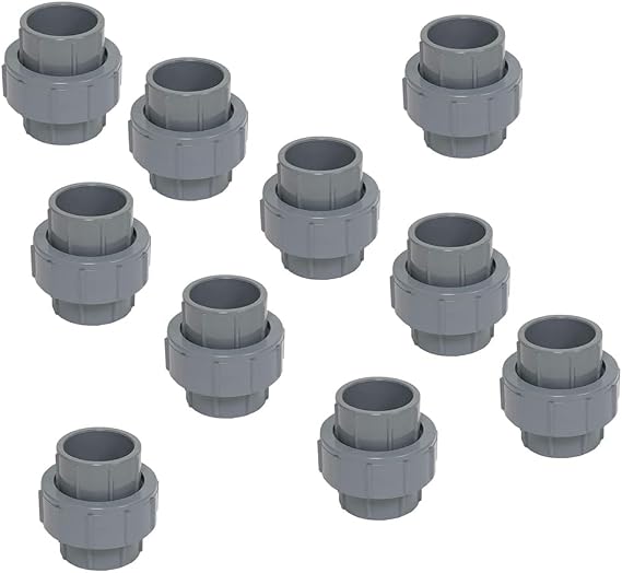 (10 Pack) ERA Sch 80 CPVC 3/4 Inch Union, Socket