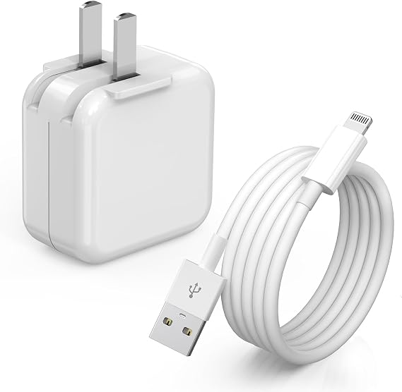 Charger for iPad,12W Fast USB i Pad Charging Fast Foldable Block Portable