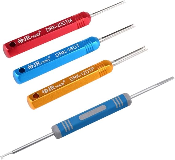 JRready ST5231 Deutsch Pin Removal Tool DRK-20DTM DRK-16DT DRK-12DTP with DRK-RT1B, Connector Release Tool for Deutsch Solid Contacts