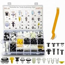 Tesla Clips Bumper Fender Liner Push Retainer Fastener Rivet Clips, 20 Sizes Tesla Clip Push Rivets Tesla Retainer Fastener for Tesla Model 3 Y X S Tesla Clip Tesla Car Clips (300Pcs)