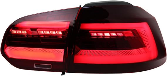 Car Rear Lights for VW Golf 6 Car Rear Lights Rear Light Assembly Left Right Brake Light Rear Signal Steering Rear Light Housing Replace Accessories Left