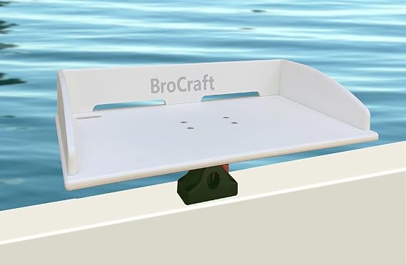 Brocraft Boat Fillet Table, Bait Table Cutting Board with 360 Adjustable Deck Mount, Removable Fish Cleaning Station