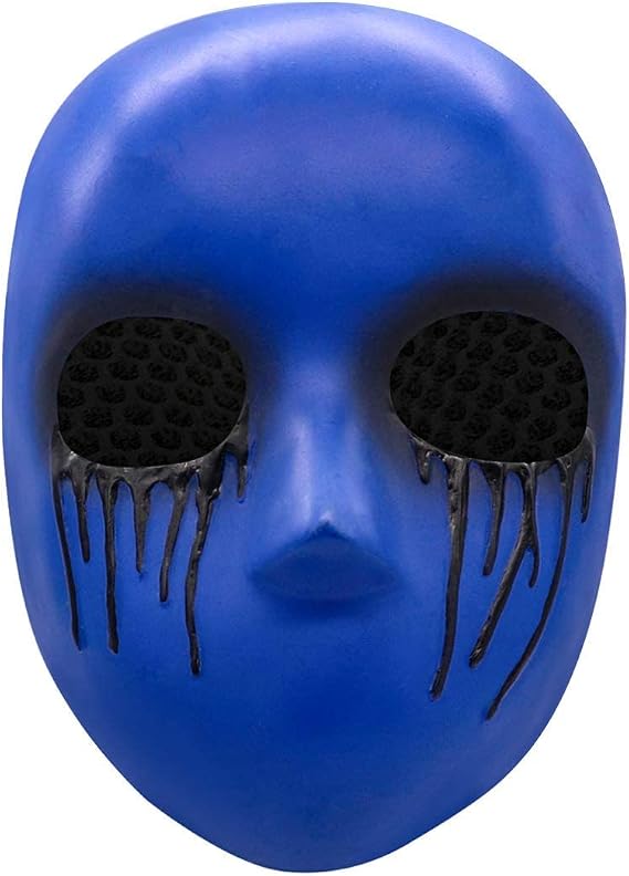 Bulex Eyeless Jack Mask Horror Resin Full Face Mask Halloween Cosplay Mask