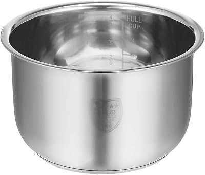 Non Stick Rice Cooker Inner Pot Replacement Liner for Electric Rice Cookers Rice Cooking Container Rice Maker Accessories for Home Kitchen