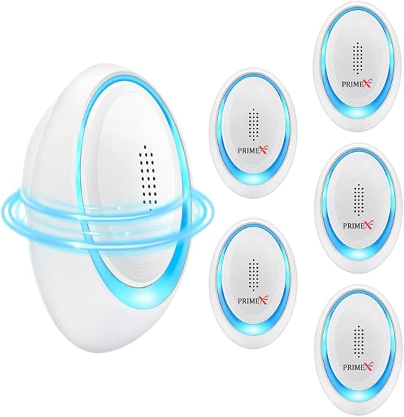 2025 Upgraded Version Ultrasonic Pest Repeller 6 Packs, Electronic Powerful Mouse Repellent Pest Electronic Plug in Pest Control for Bugs, Mosquito, Roach, Ant, Rodent, Spider, Cockroach