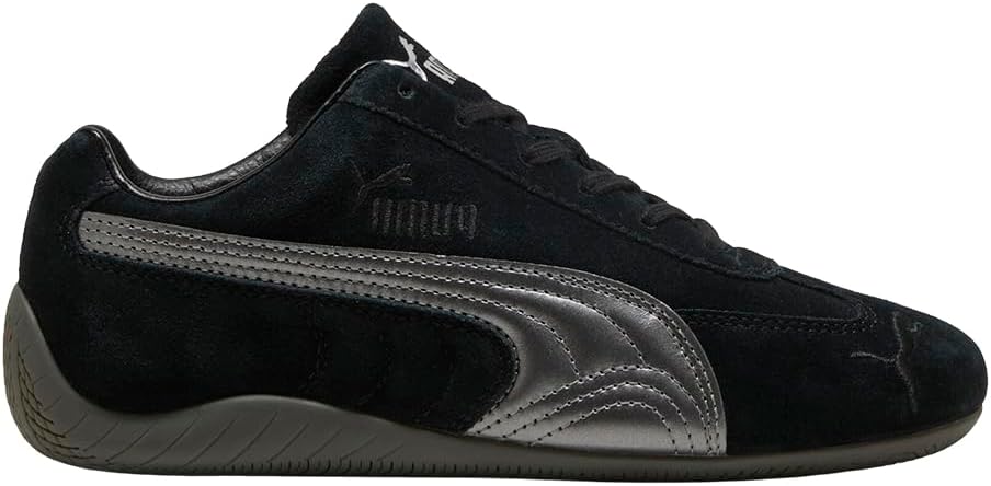 PUMA Womens Speedcat Lux Lace Up Sneakers Shoes Casual - Black