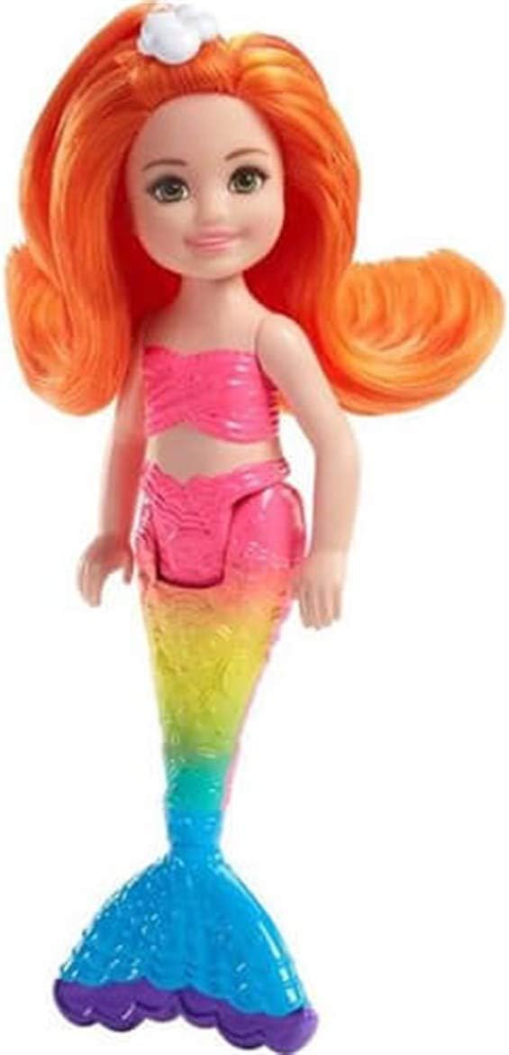 Barbie Mattel Doll - Dreamtopia Chelsea Rainbow Cove Mermaid Doll (12cm) (FKN05)
