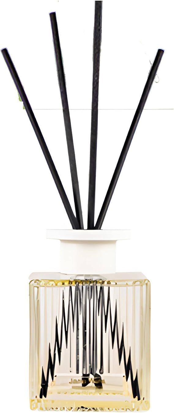 Reed Diffuser Set, 200Ml(6.76Fl Oz) Home Fragrance Oil Diffusers for Bedroom, Bathroom, Office Shelf Decor, Long-Lasting Aromatherapy Scents Air Fresher, Includes 5 Reed Sticks(Westin White Tea)