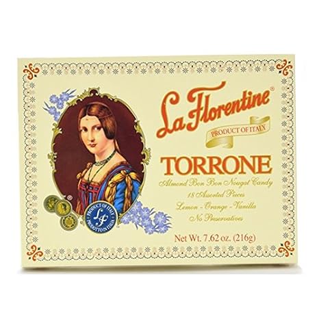 La Florentine Torrone Candy, 1 Pack of 18 Pieces