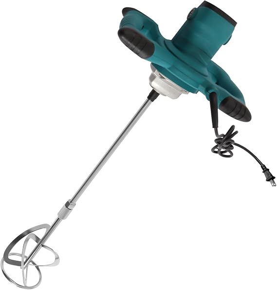 2100W Handheld Electric Concrete Mixer, Portable Mud Mixer for Mixing mortar with 6 Speed Adjustable Paint Mixer, Handheld Cement Mixer