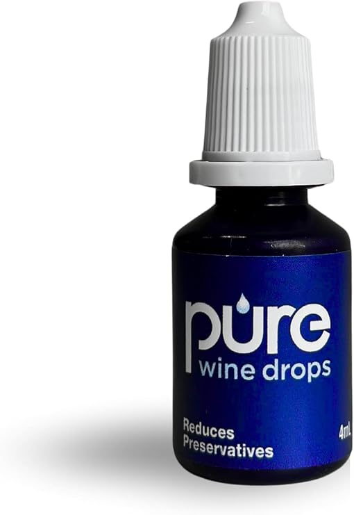 Purewine Drops - Reduces Preservatives & Side Effects from Wines (4ml)