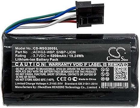 XPS Replacement Battery for NetScout Aircheck G2, AirCheck G2 WLAN Tester Part NO ACKG2-WBP, SNBP-Lion