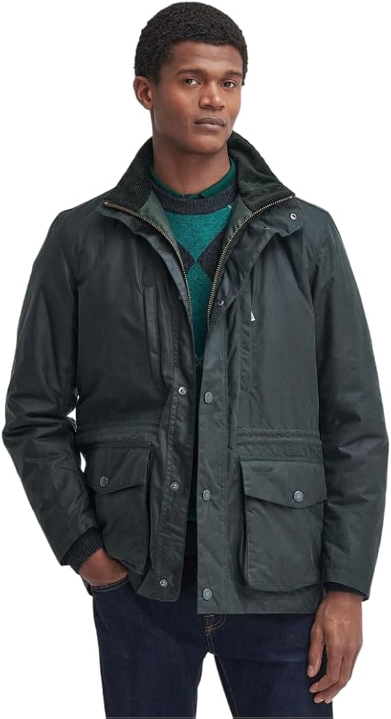 Barbour MWX2346-SG51 International Falstone Wax Jacket Sage Green