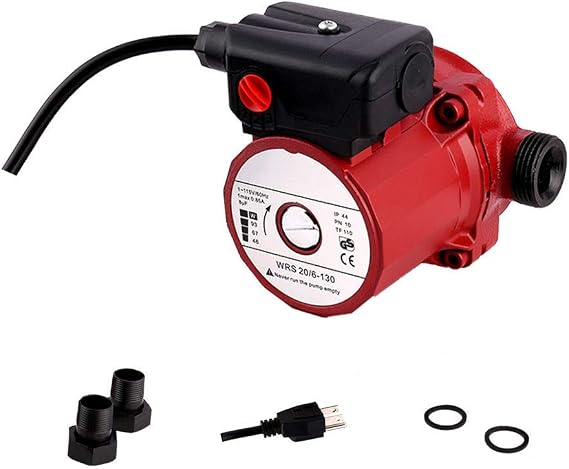 Pressure Booster Pumps 115V/60Hz 3-Speed Cast Iron Booster Pump 1 inch Outlet 46/67/93W Circulator Pump for Home