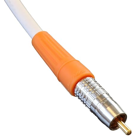 BJC Coaxial Digital Audio Cable (40 Foot, RCA to RCA, White)