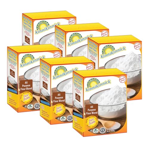 Kinnikinnick - All Purpose Flour Blend - Gluten Free, Allergy Friendly Vegan Flour - 16 oz. Boxes - 6 Pack