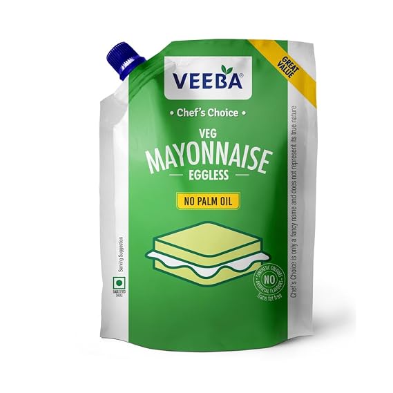 Veeba Eggless Mayonnaise Pouch 875g